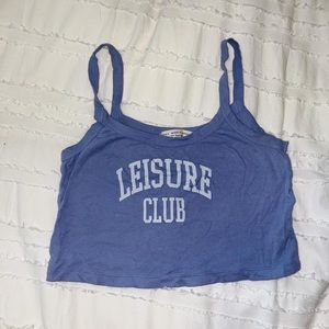 Urban Outfitters Leisure club tank/ crop top